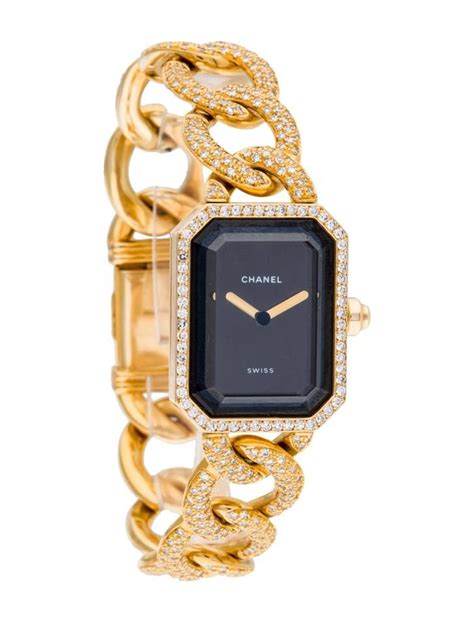 chanel premiere gold diamond|chanel premiere watch.